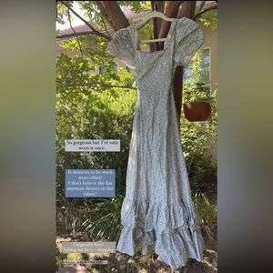 Honeydovevintage summer dress in vintage floral fabric